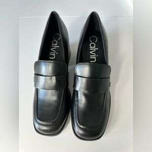 Calvin Klein Black Leather Shoes